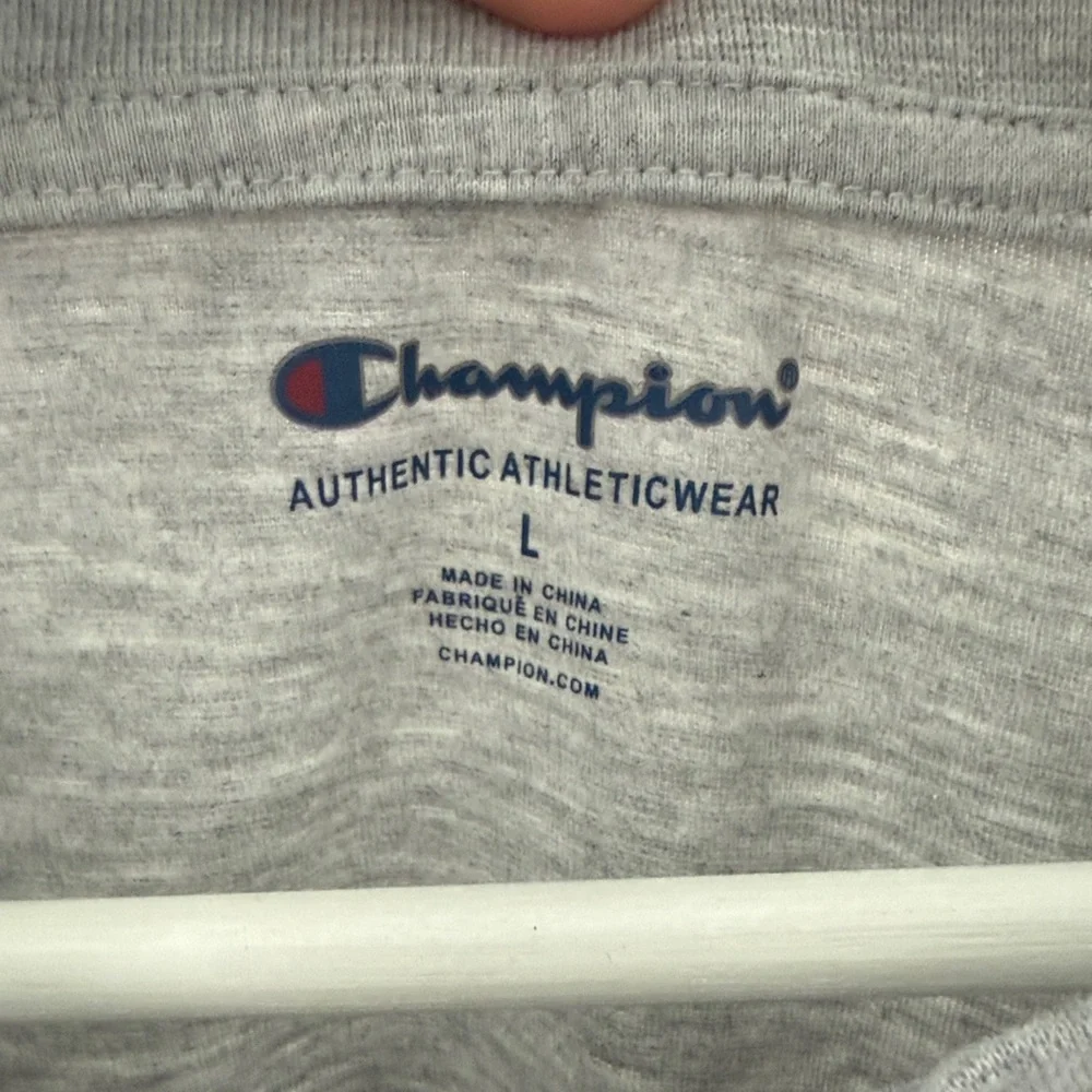Champion Kids Heather Gray Tee with Patterned Pocket - Picture 2 of 3